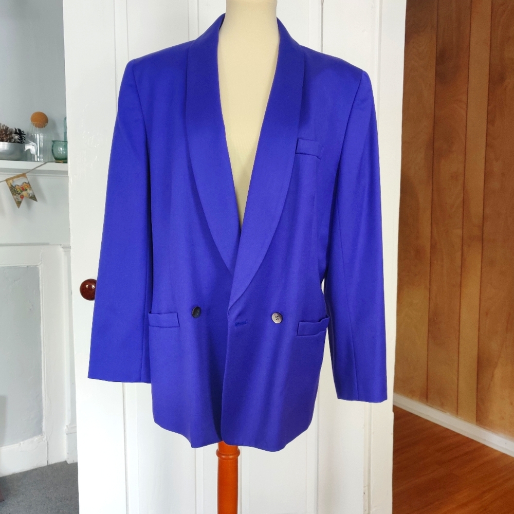 90s‎ Liz Claiborne Merino WOOL Blazer